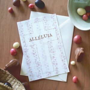 Carte de pâques Alléluia