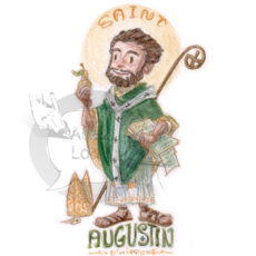 illustration saint patron