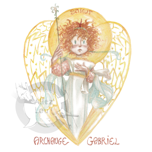 Saint patron Gabriel image illustrée